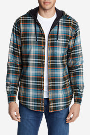 eddie bauer hooded flannel