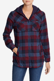 eddie bauer hooded flannel