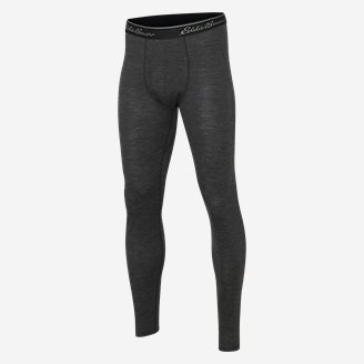 Men's Lightweight Merino-Blend Baselayer Pants in Gray