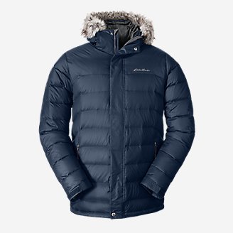 Men's Boundary Pass Down Parka in Blue