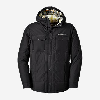 Men's Boundary Pass Hooded Snap Jac in Gray