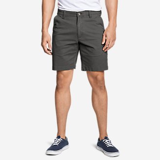 athletic fit khaki shorts