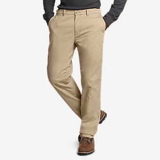 khaki fleece pants