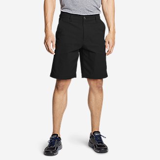 men's black khaki shorts