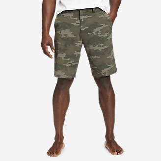 Men's Horizon Guide Chino Shorts - Pattern in Green