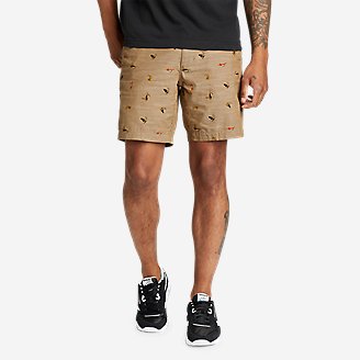 Men's Grifton Shorts - Print in Brown