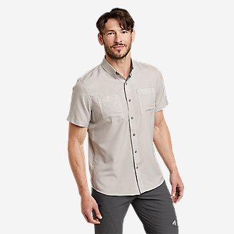 Men's Ventatrex Short-Sleeve Shirt in Gray