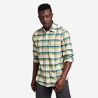 Men's Ultimate Expedition Flex Flannel Shirt in White