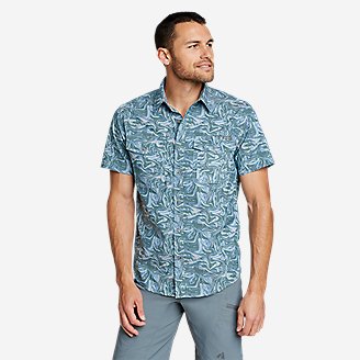 Men's Pro Creek Short-Sleeve Shirt - Print in Blue