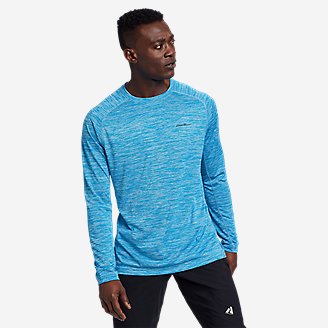 Men's Resolution Long-Sleeve T-Shirt in Blue