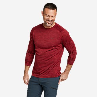 Men's Resolution Long-Sleeve T-Shirt in Red