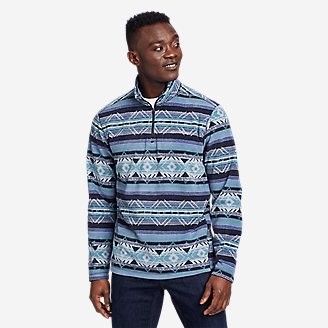 Men's Quest Fleece 1/4-Zip Pullover in Blue