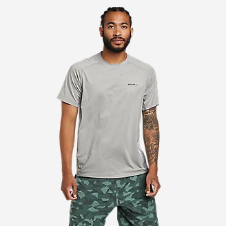 Men's Trailcool Short-Sleeve T-Shirt in Beige