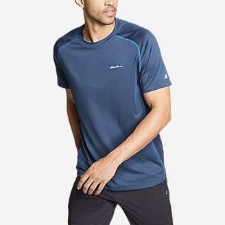 Men's TrailCool Short-Sleeve T-Shirt in Blue