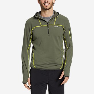 funnel neck fleece mens