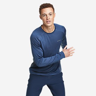 Men's Trailcool Long-Sleeve T-Shirt in Blue