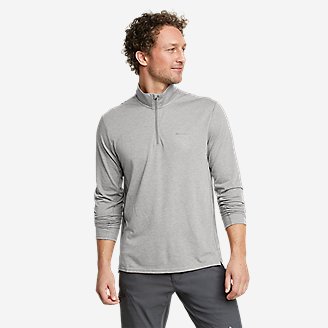 Men's Boundless Long-Sleeve 1/4-Zip in Gray