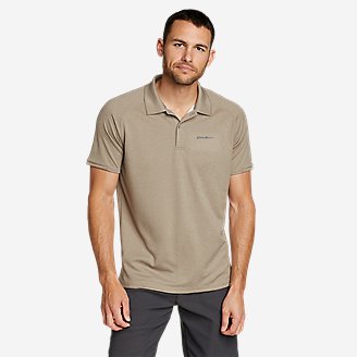 Men's Resolution Pro Short-Sleeve Polo Shirt 2.0 in Beige