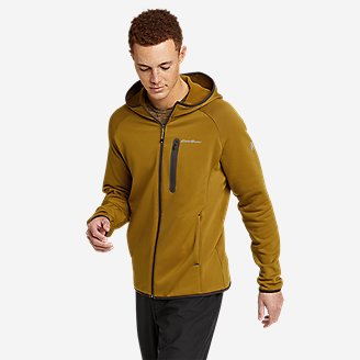 Men's Outpace Flex Fleece Full-Zip Hoodie in Yellow