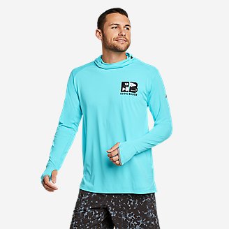 Men's Solarfoil Graphic Pullover Hoodie in Blue