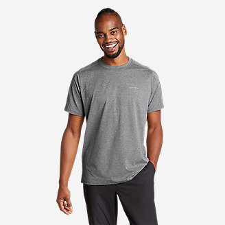 Men's Mountain Trek Short-Sleeve T-Shirt in Gray