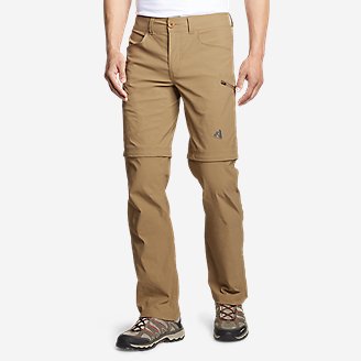 Men's Guide Pro Convertible Pants in Brown