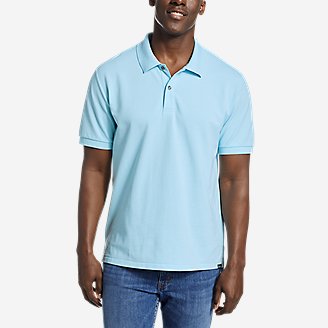 Men's Classic Field Pro Short-Sleeve Polo Shirt in Blue