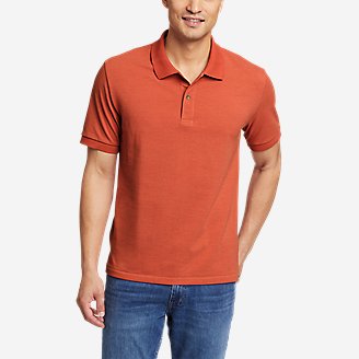 Men's Classic Field Pro Short-Sleeve Polo Shirt in Red