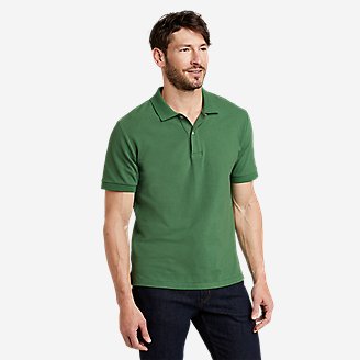 Men's Classic Field Pro Short-Sleeve Polo Shirt in Green