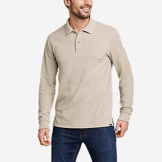 big men's long sleeve polo shirts