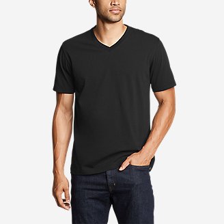 Men's Legend Wash Pro Short-Sleeve V-Neck T-Shirt in Black