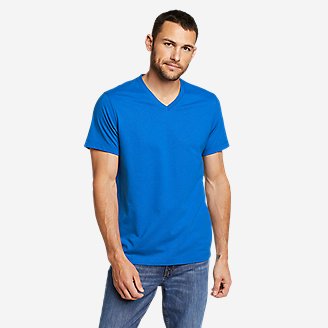 Men's Legend Wash Pro Short-Sleeve V-Neck T-Shirt in Blue