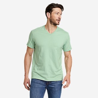 Men's Legend Wash Pro Short-Sleeve V-Neck T-Shirt in Green
