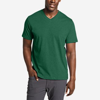 green crew neck t shirt