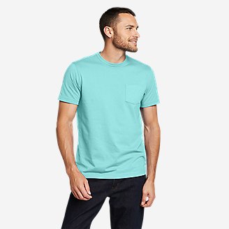 Men's Legend Wash Pro Short-Sleeve Pocket T-Shirt in Blue