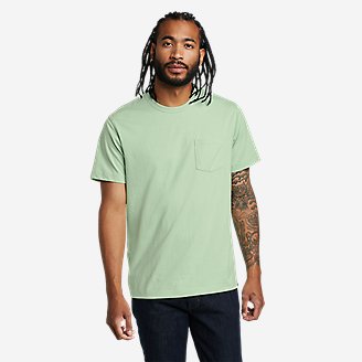 Men's Legend Wash Pro Short-Sleeve Pocket T-Shirt in Green