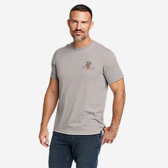 Graphic T-Shirt - Man's Best Friend in Gray