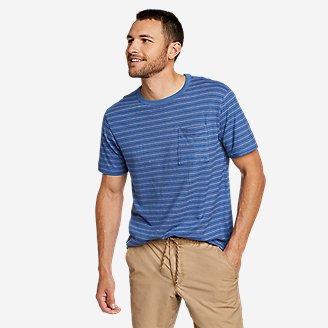 Men's Short-Sleeve EB Hemplify T-Shirt in Blue