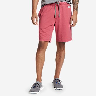 Men's Camp Fleece Shorts in Red