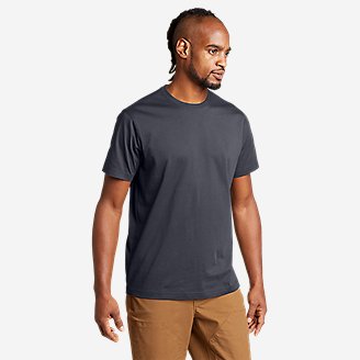 Men's Legend Wash Cotton Short-Sleeve Classic T-Shirt in Blue