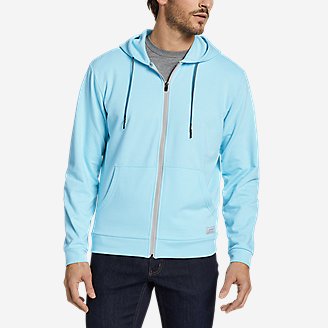 Men's Camp Fleece Full-Zip Hoodie in Blue