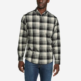 Men's Eddie's Favorite Flannel Shirt - Slim in Gray