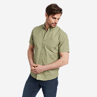 Men's Grifton Short-Sleeve Shirt - Print in Green