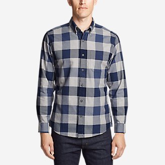 Men's Eddie's Favorite Flannel Classic Fit Shirt - Plaid in Blue