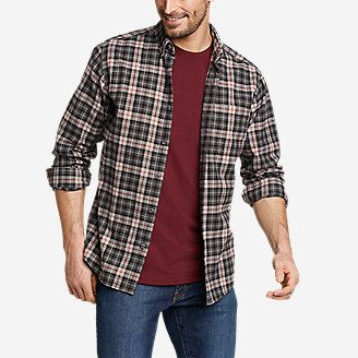 Men's Eddie's Favorite Flannel Classic Fit Shirt - Plaid in Gray