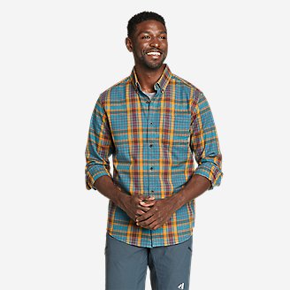 Men's Eddie's Favorite Flannel Classic Fit Shirt - Plaid in Blue