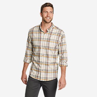 Men's Eddie's Favorite Flannel Classic Fit Shirt - Plaid in Gray