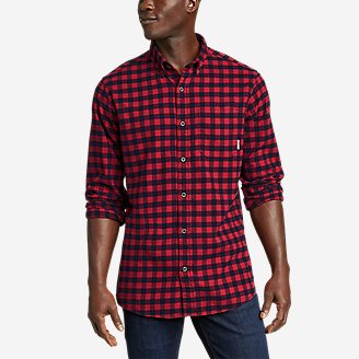 Men's Eddie's Favorite Flannel Classic Fit Shirt - Plaid in Red