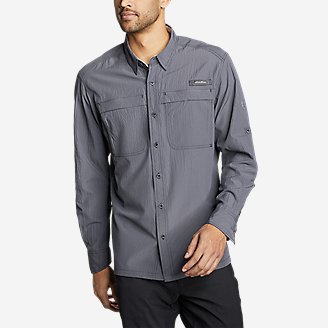 Men's Guide Long-Sleeve Shirt in Blue