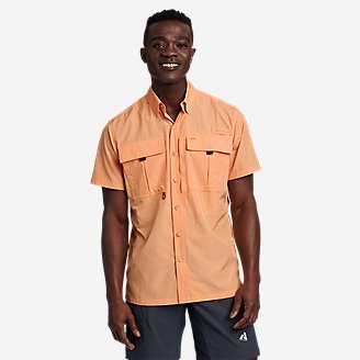 Men's UPF Guide 2.0 Short-Sleeve Shirt in Orange